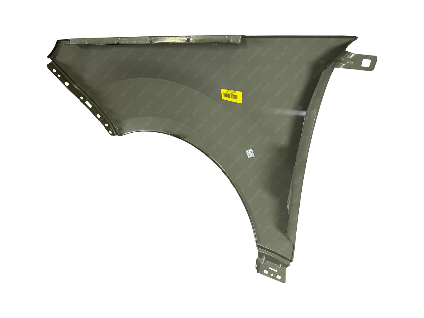 Brand-new painted Ford EcoSport passenger-side front fender ready for installation