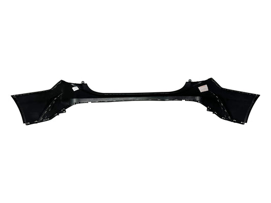 Hyundai Sonata painted rear upper bumper cover shown from an angled installation view
