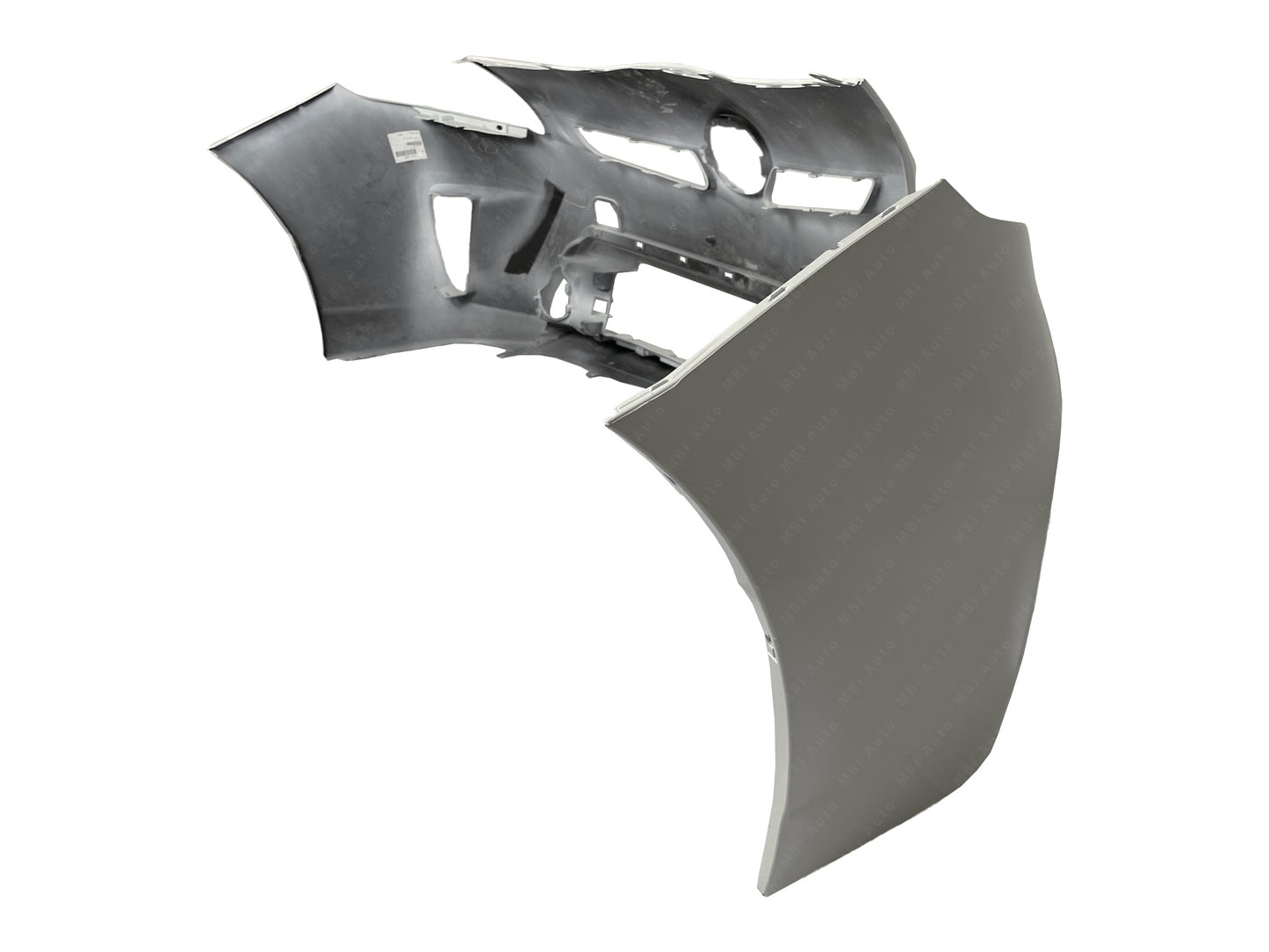 Painted White Front Bumper 070 for 2012-2015 Toyota Prius Models TO1000394 Bumper-King