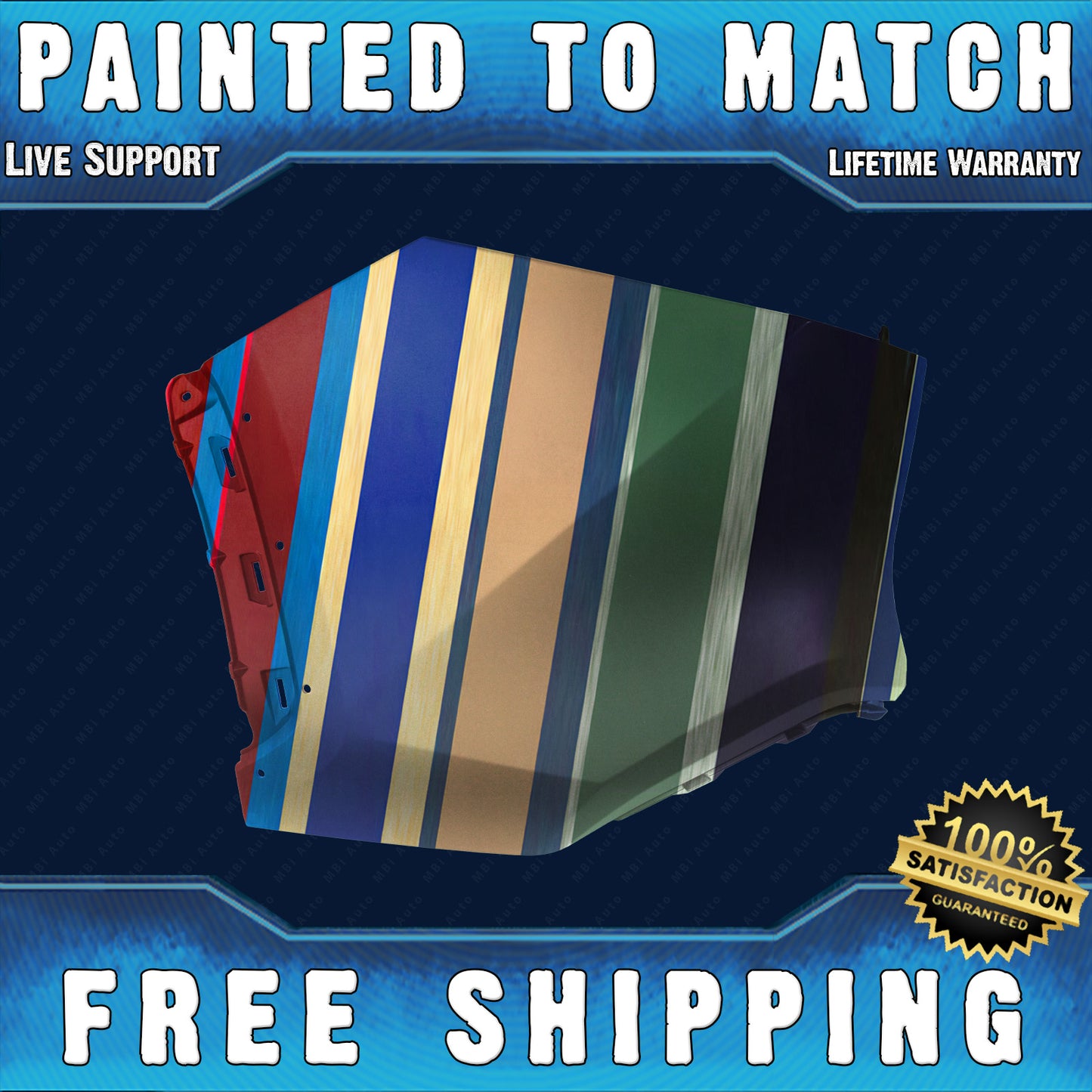 Toyota Rav4 2019 - 2025 Rear Driver Side Bumper Cover 19 - 25 TO1116111