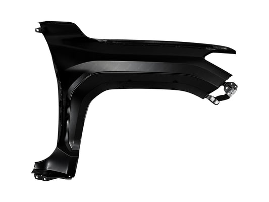 Toyota Tacoma painted left front fender shown from an angled installation view