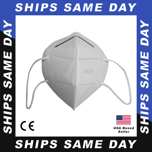 10-Pack of Disposable KN95 Face Masks with 95% Filtration Efficiency by Bumper-King