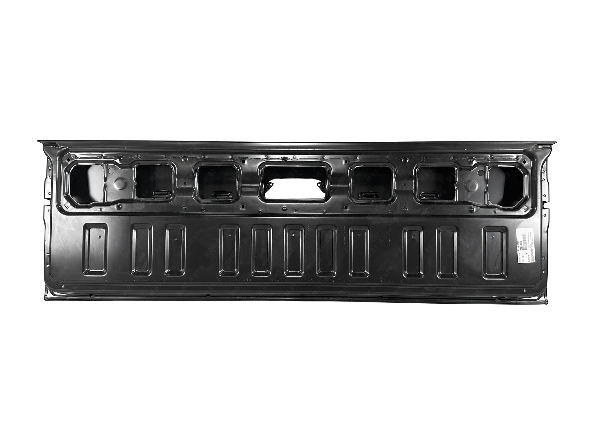 2000–2002 Toyota Tundra OEM tailgate shell shown from an angled installation view