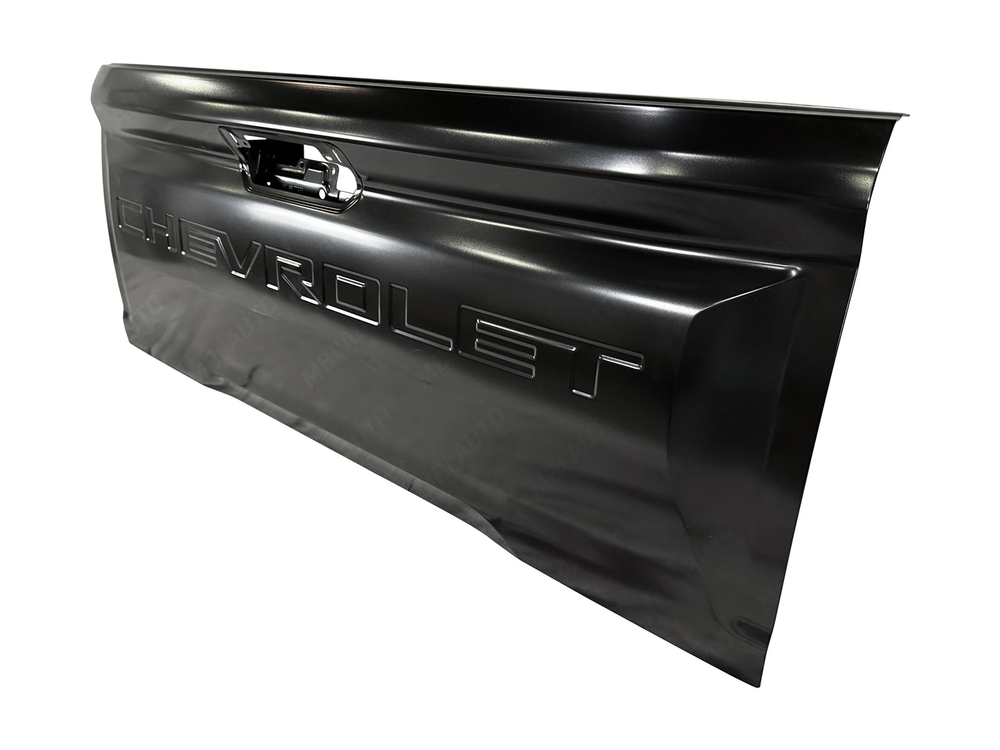 Genuine OEM Chevy Colorado painted tailgate shell replacement close-up