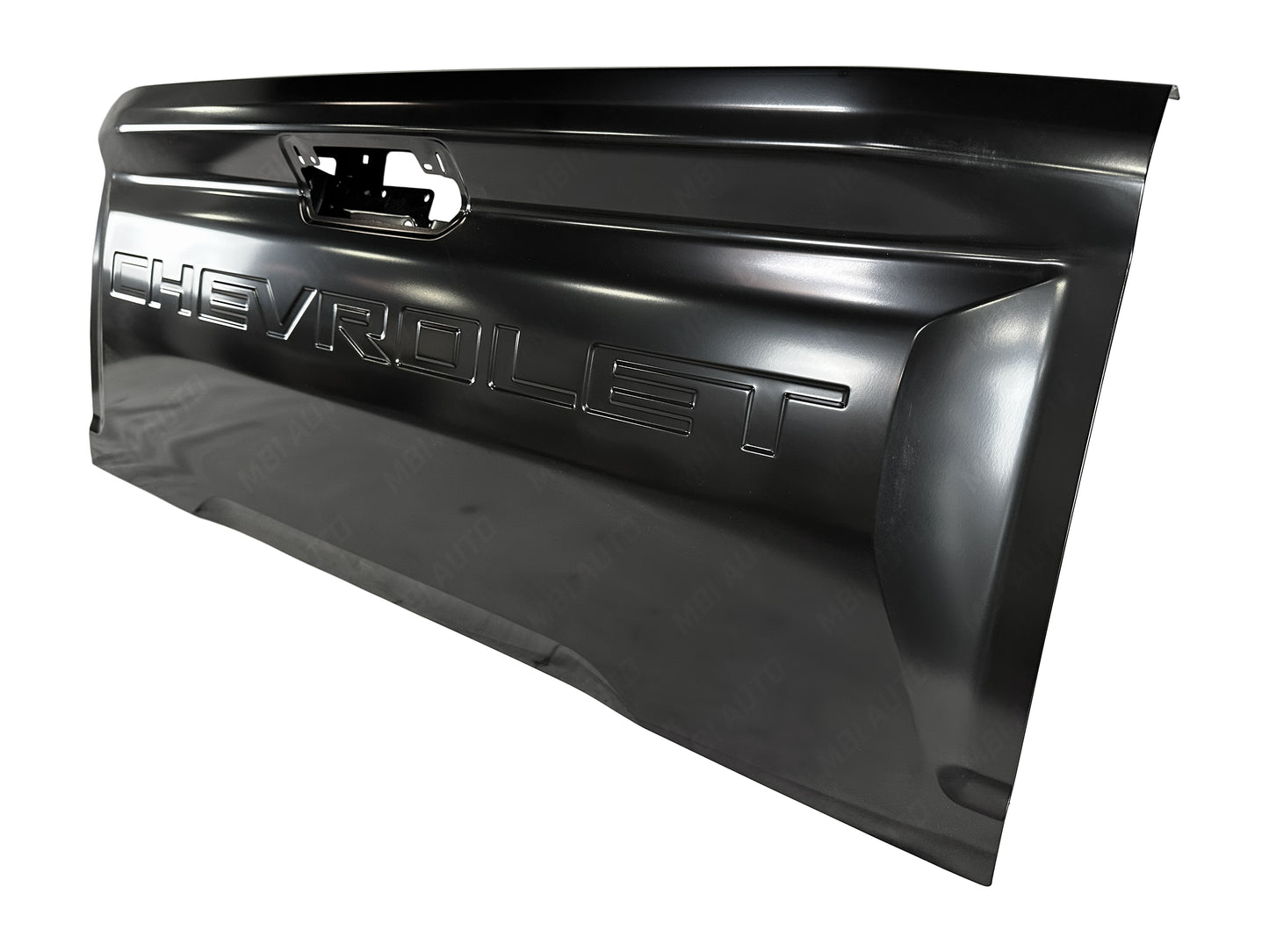 Genuine OEM Chevy Colorado painted tailgate shell replacement close-up
