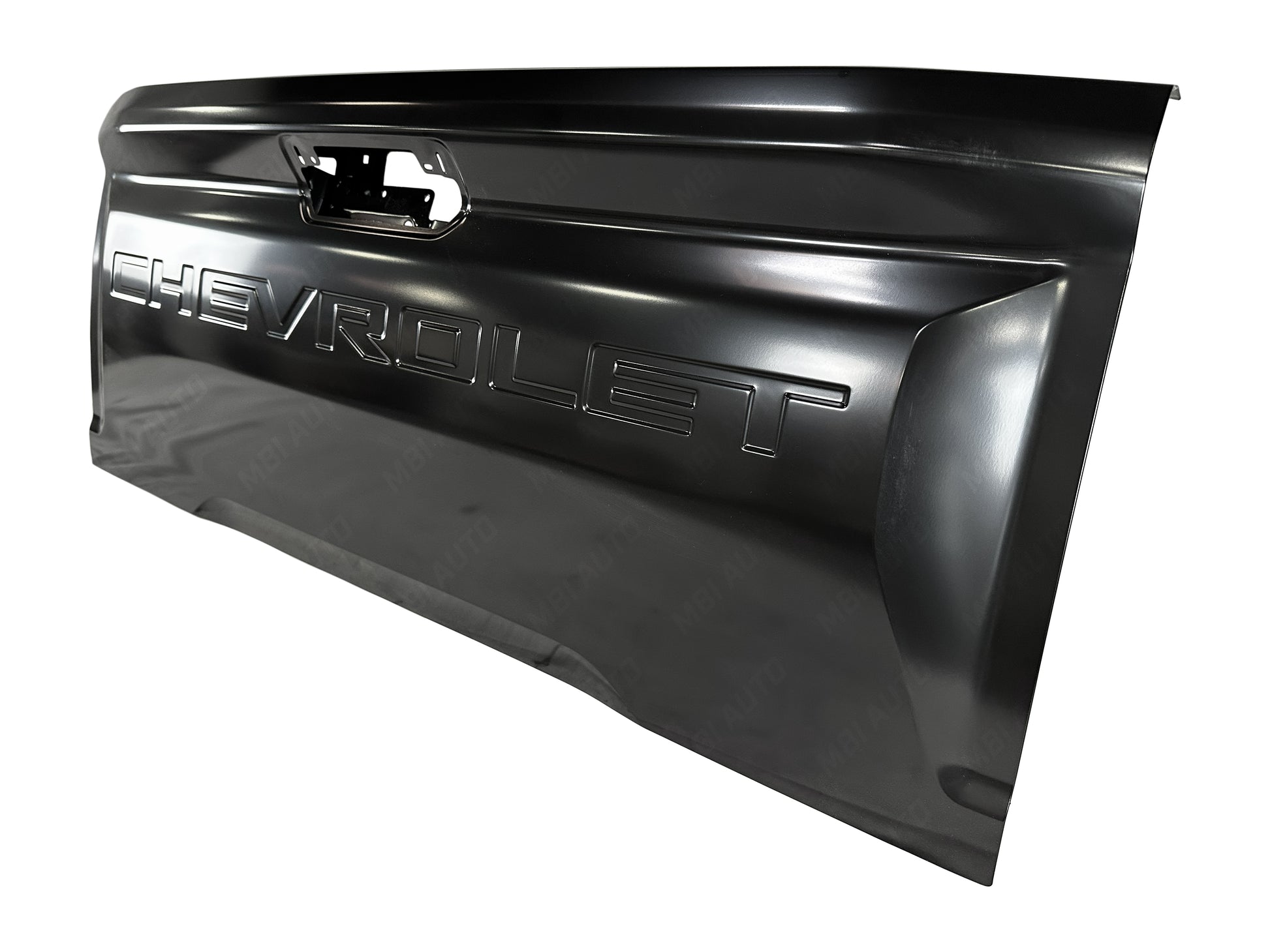 Genuine OEM Chevy Colorado painted tailgate shell replacement close-up