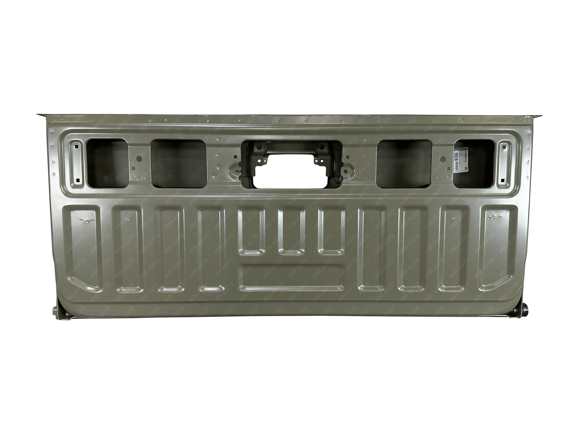 2015–2022 GMC Canyon OEM painted tailgate shell angle view with Power Assist