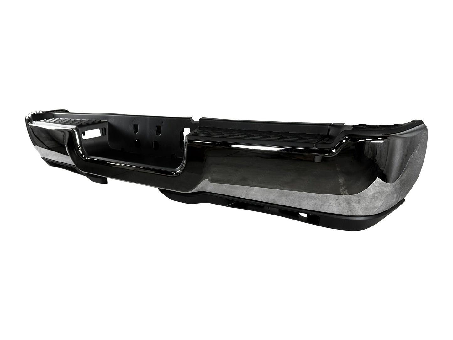 Dodge Ram 2019 - 2024 Rear Chrome Bumper Assembly | W/O Park Bumper-King