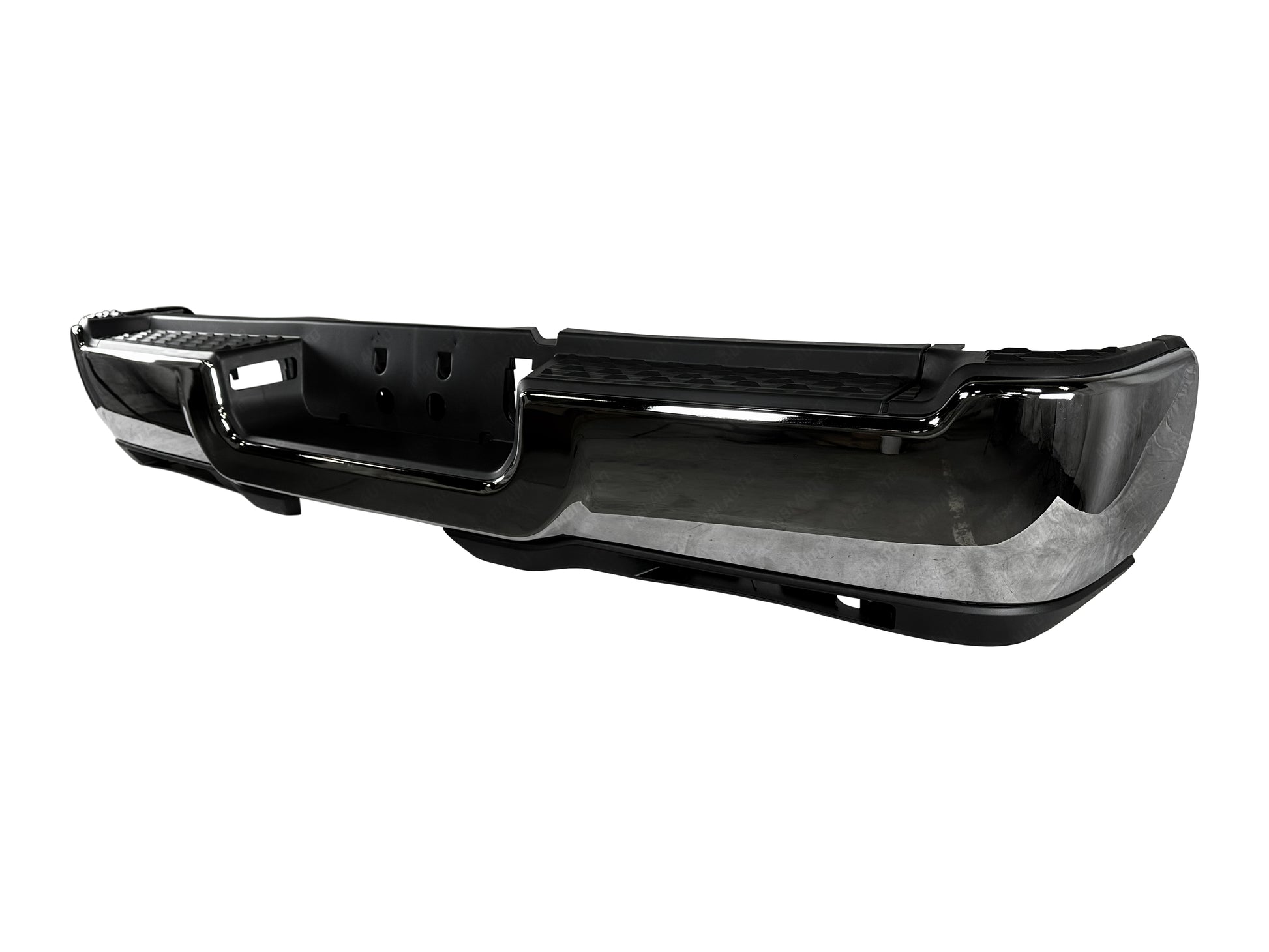 Dodge Ram 2019 - 2024 Rear Chrome Bumper Assembly | W/O Park Bumper-King