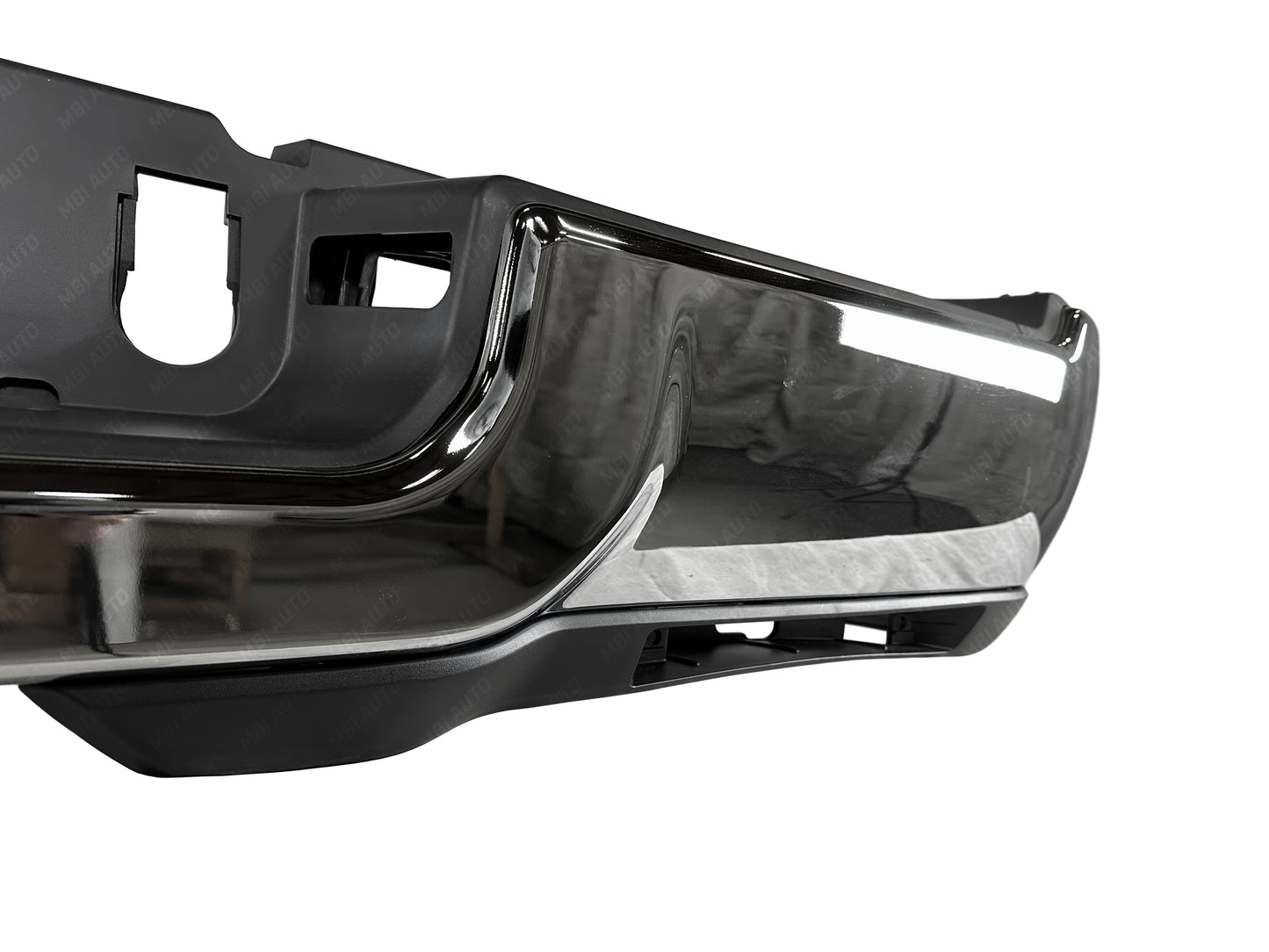 Dodge Ram 2019 - 2024 Rear Chrome Bumper Assembly | W/O Park Bumper-King
