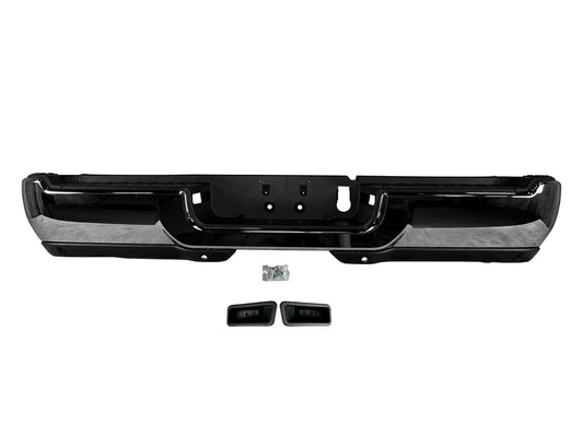 Dodge Ram 2019 - 2024 Rear Chrome Bumper Assembly | W/ Park Bumper-King