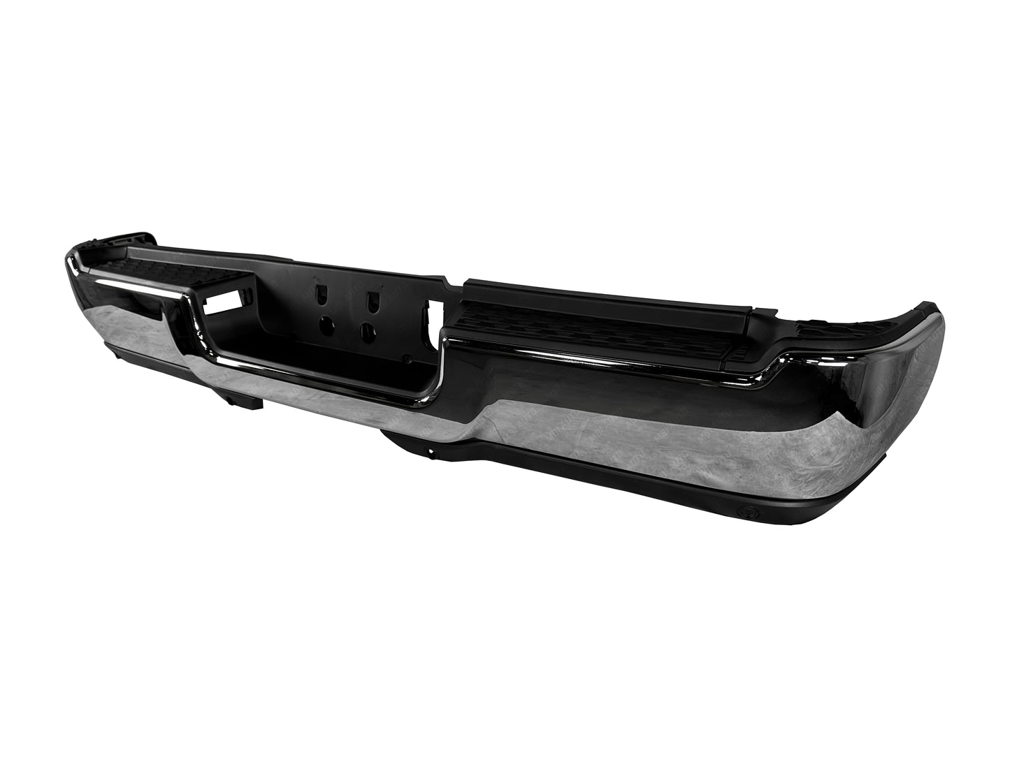 Dodge Ram 2019 - 2024 Rear Chrome Bumper Assembly | W/ Park Bumper-King