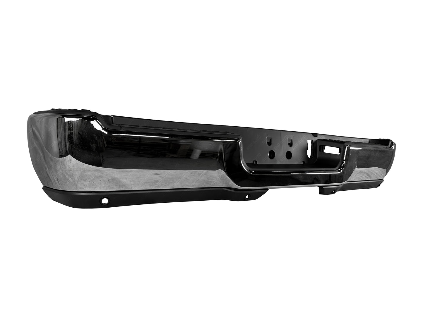 Dodge Ram 2019 - 2024 Rear Chrome Bumper Assembly | W/ Park Bumper-King