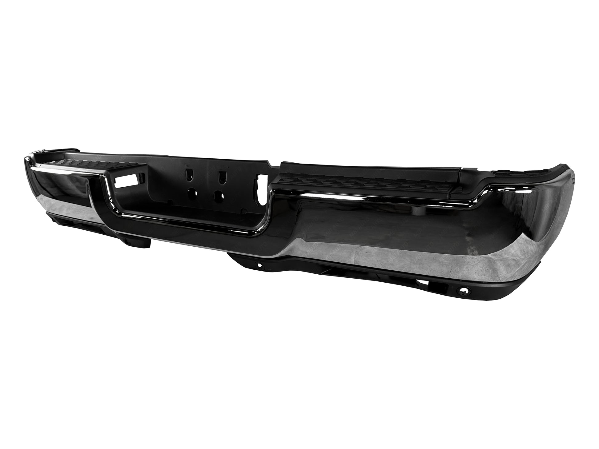 Dodge Ram 2019 - 2024 Rear Chrome Bumper Assembly | W/ Park Bumper-King
