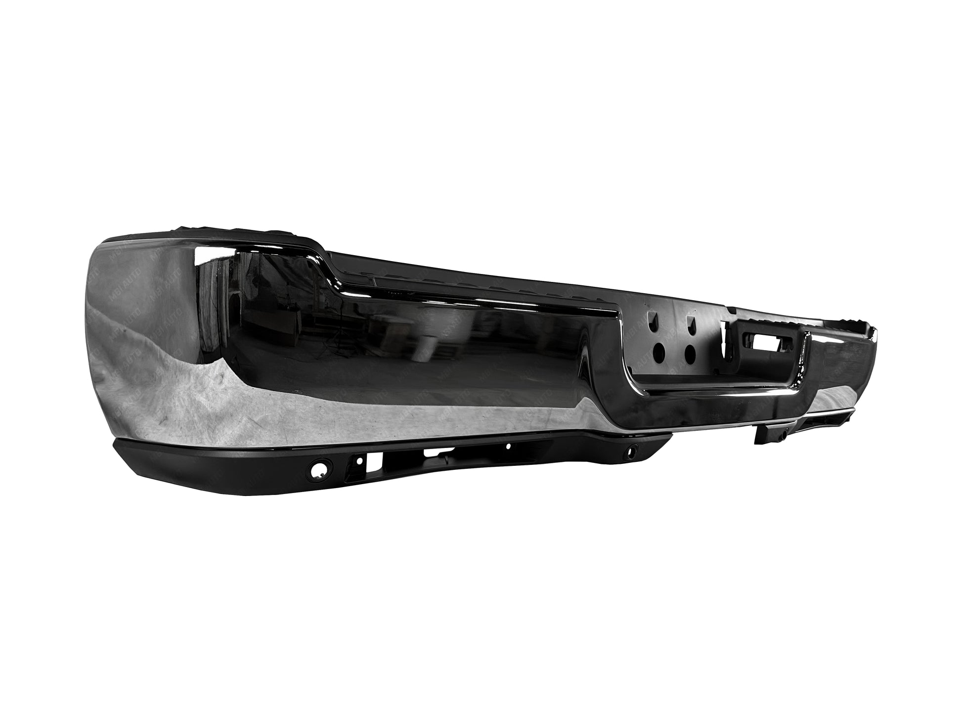 Dodge Ram 2019 - 2024 Rear Chrome Bumper Assembly | W/ Park Bumper-King