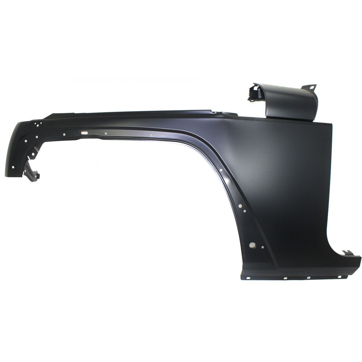 Painted Jeep Wrangler driver-side left front fender