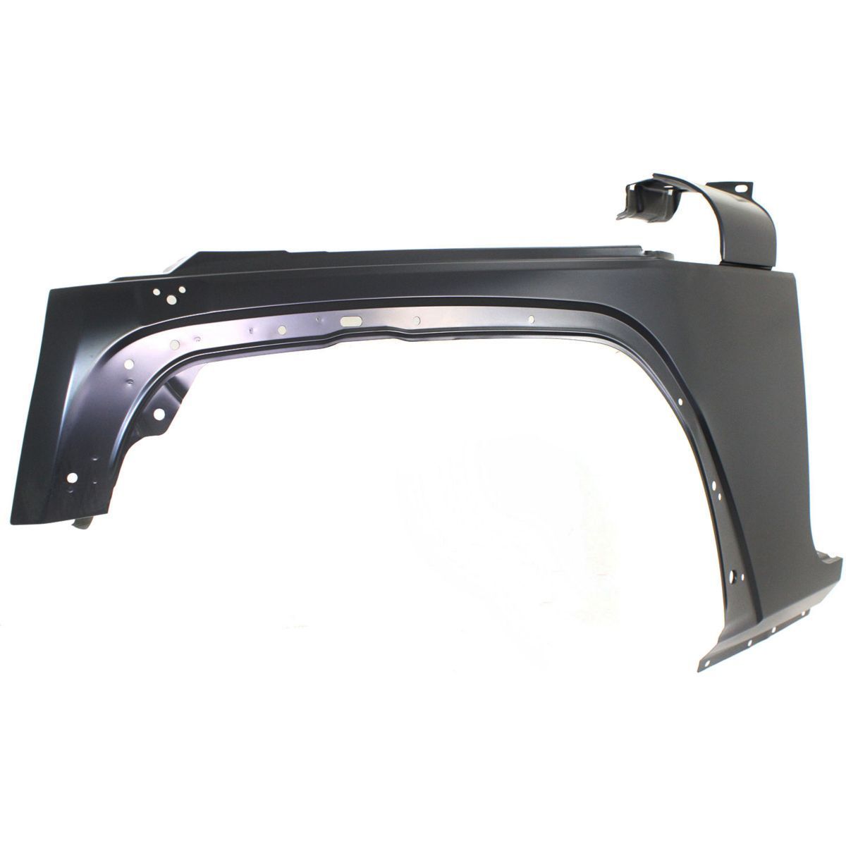 Jeep Wrangler painted driver-side front fender replacement
