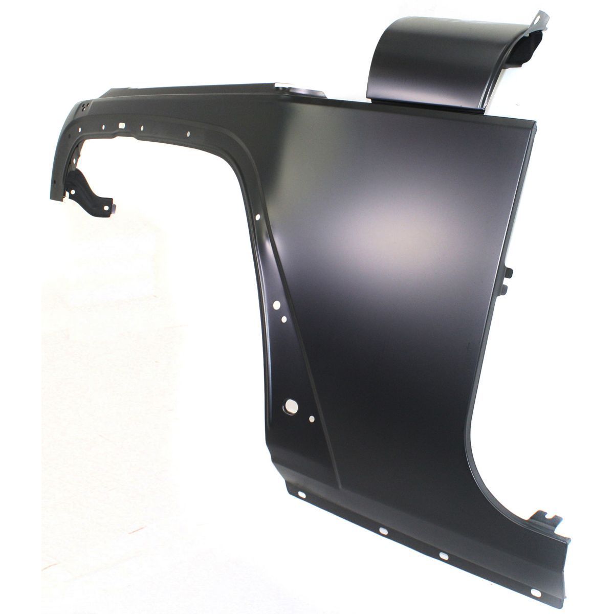 Replacement painted left front fender for 2007–2017 Jeep Wrangler