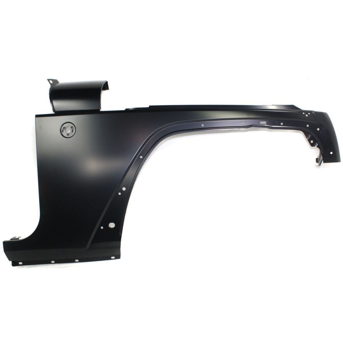 Painted passenger-side right front fender for 2007–2017 Jeep Wrangler