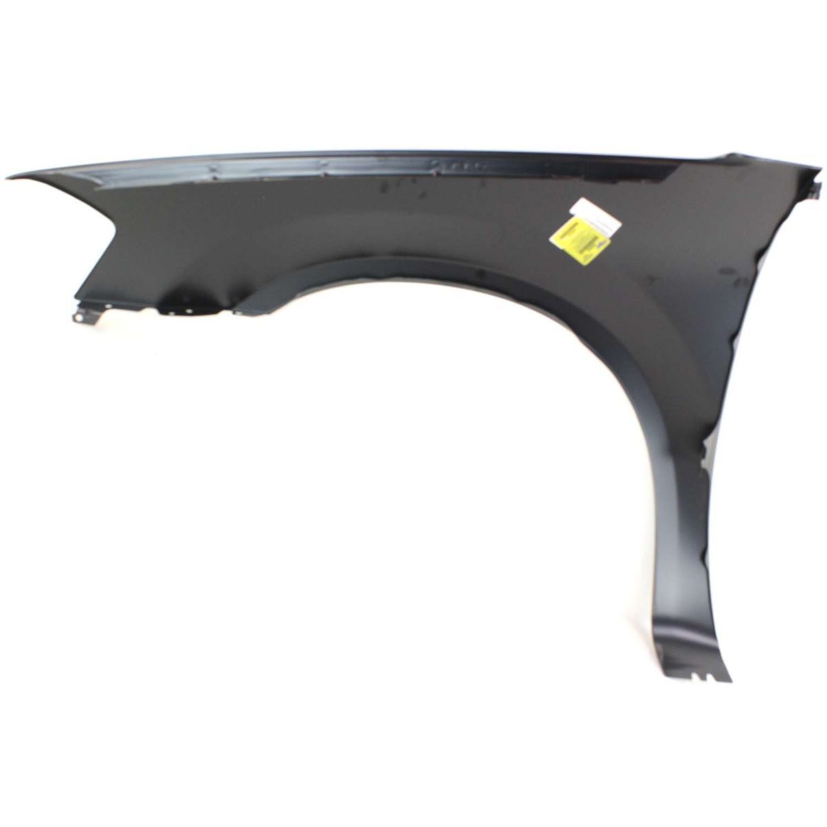 Dodge Avenger painted right front fender shown from an angled installation view