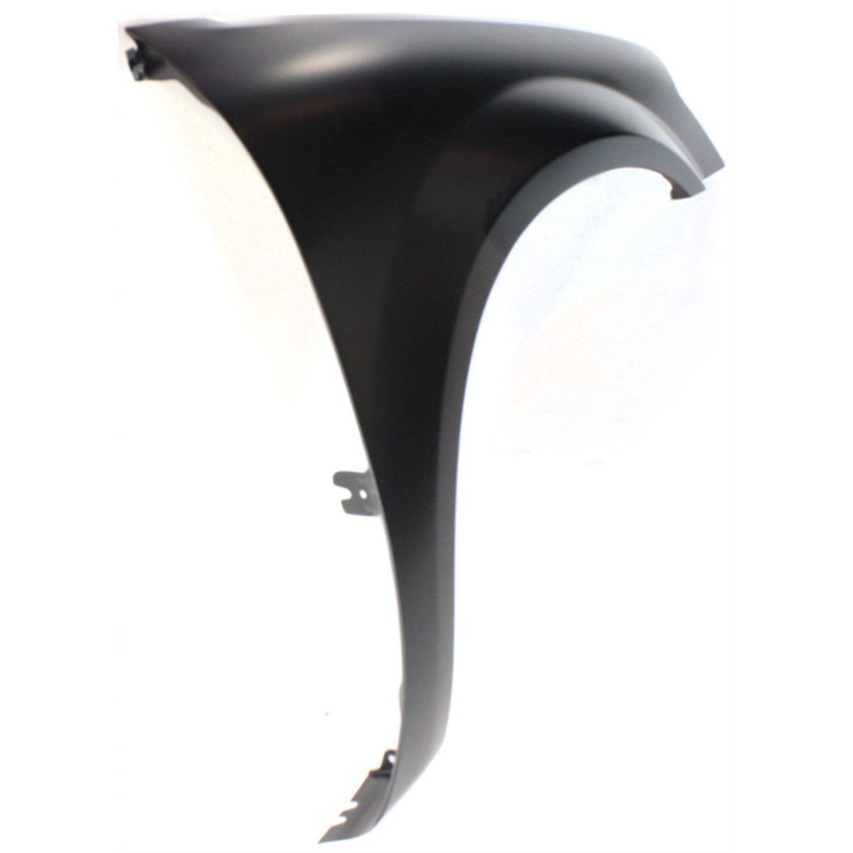 Close-up of painted Dodge Avenger passenger-side front fender replacement