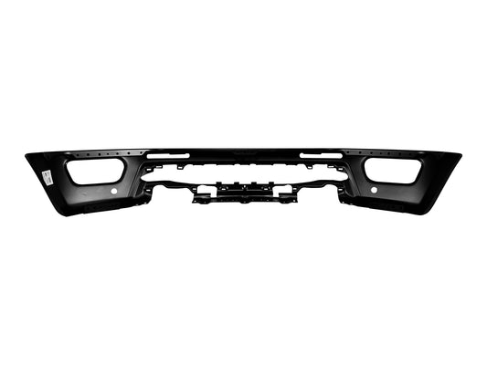 Ford Ranger painted steel front bumper face bar shown from an angled installation view
