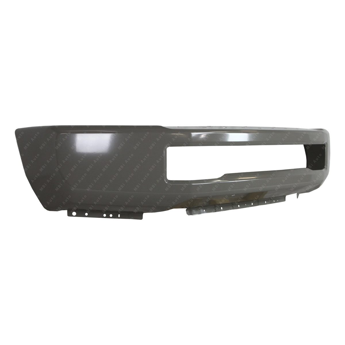 Replacement Ford Super Duty front bumper face bar without fender flare provisions