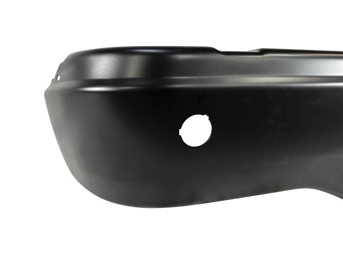 Brand-new painted Ford Ranger rear bumper ends ready for installation