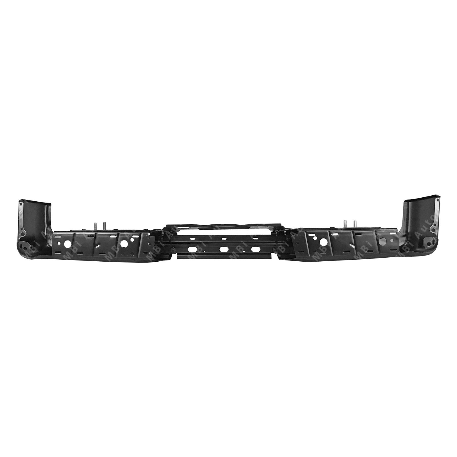 Brand-new painted Ford Super Duty rear bumper face assembly ready for installation