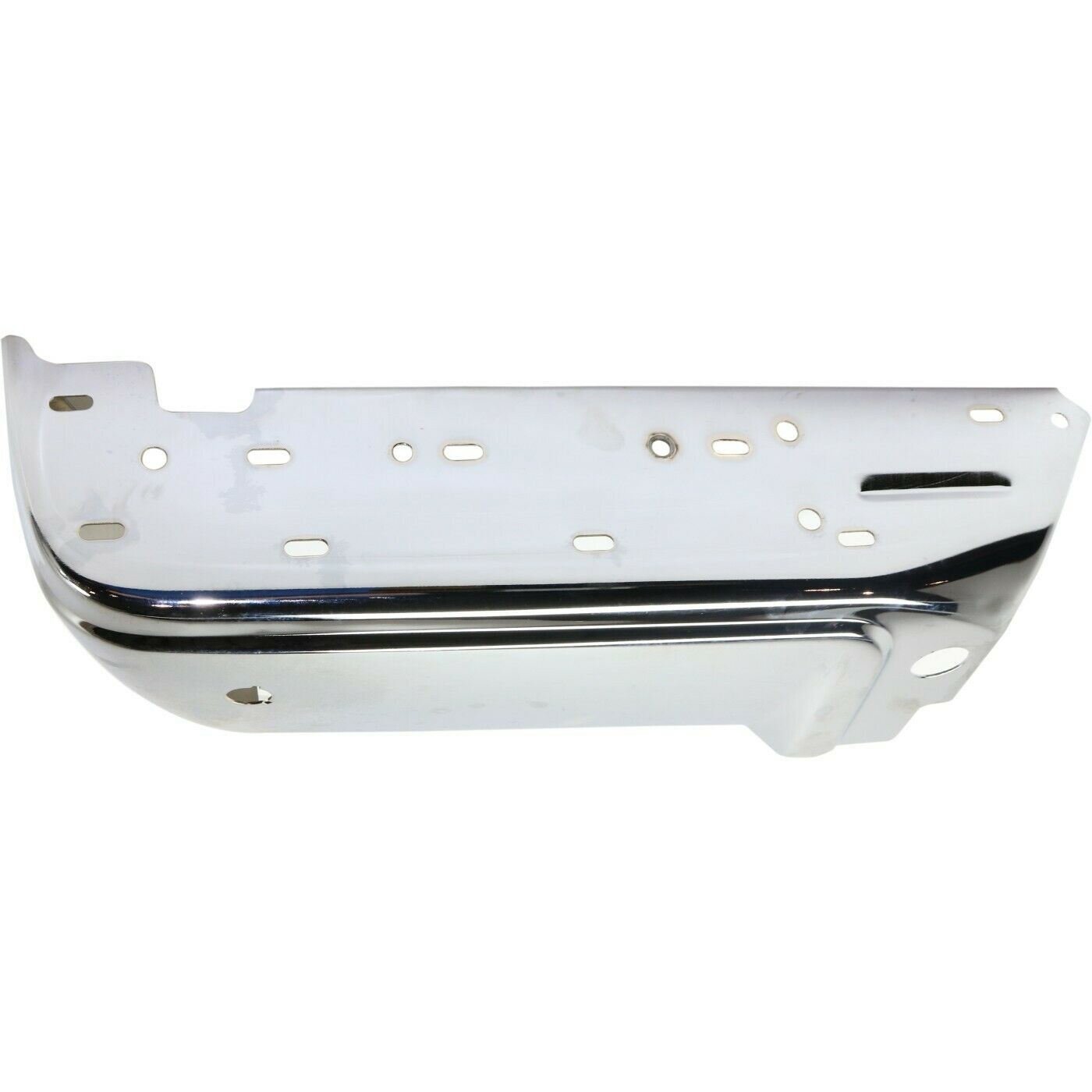 Ford Super Duty 2008 - 2016 Rear Chrome Driver Side Bumper End 08 - 16 FO1104121 Bumper King