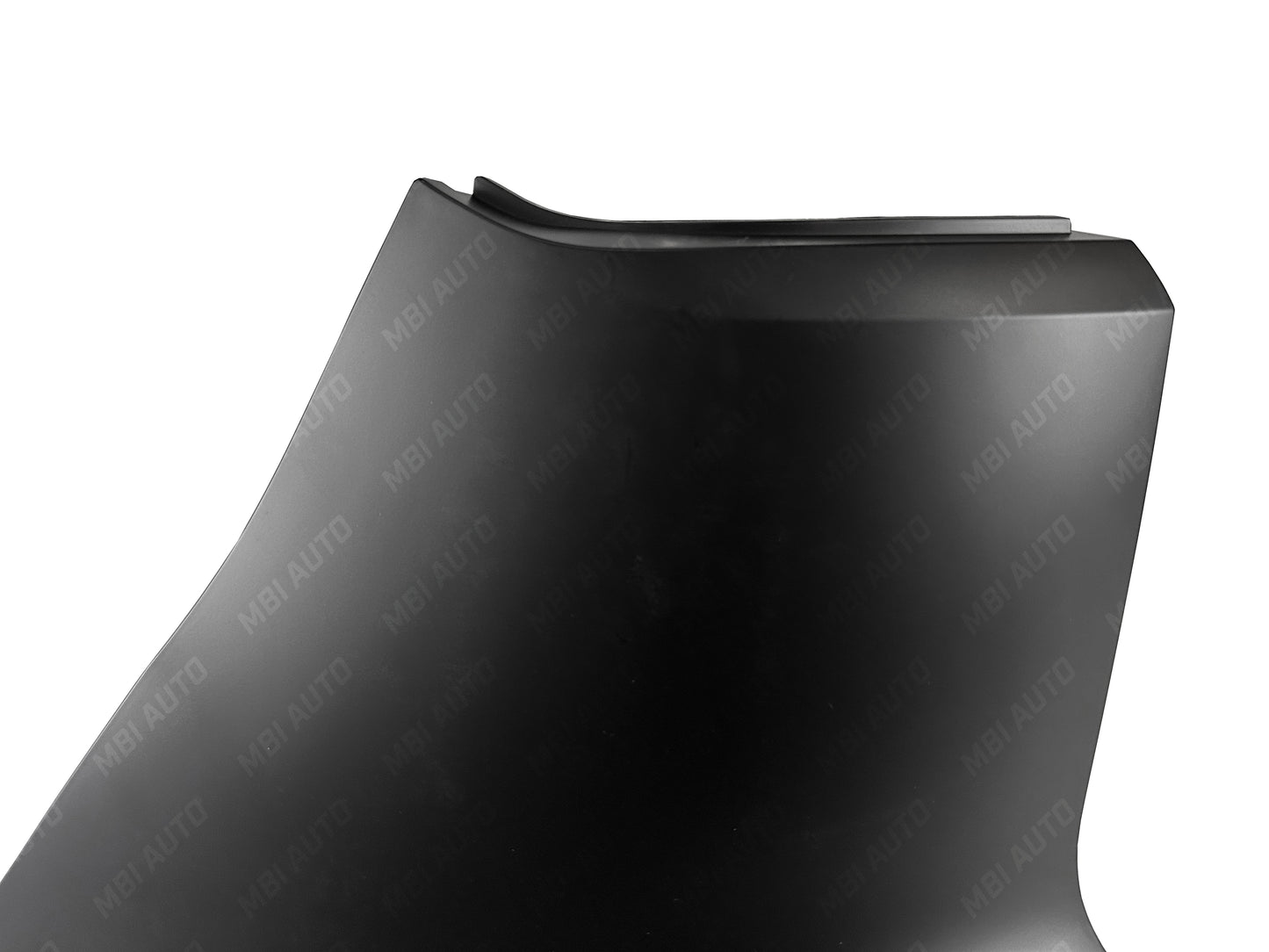 Brand-new painted Ford EcoSport driver-side rear bumper end ready for installation