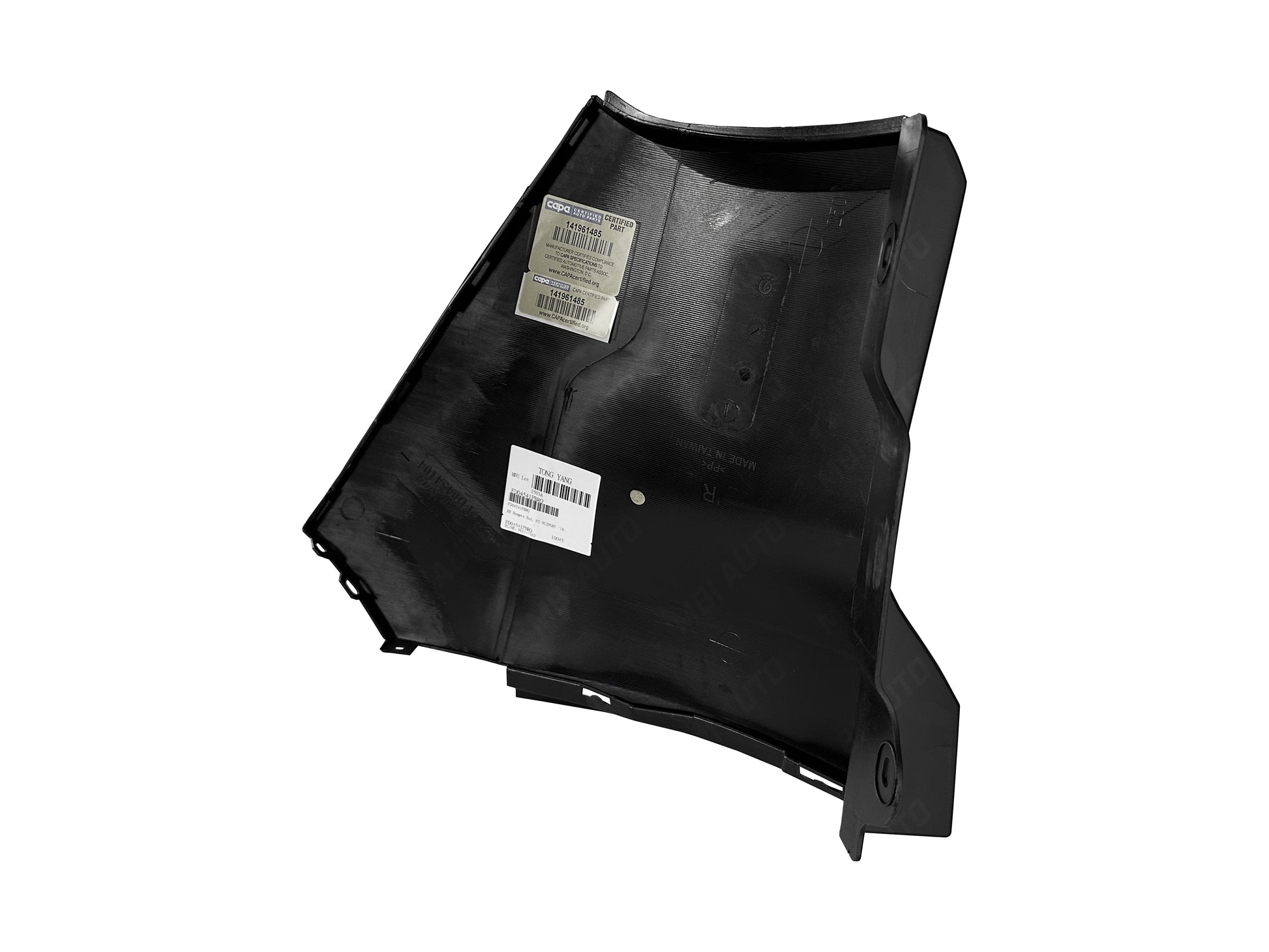 Brand-new painted Ford EcoSport passenger-side rear bumper end ready for installation