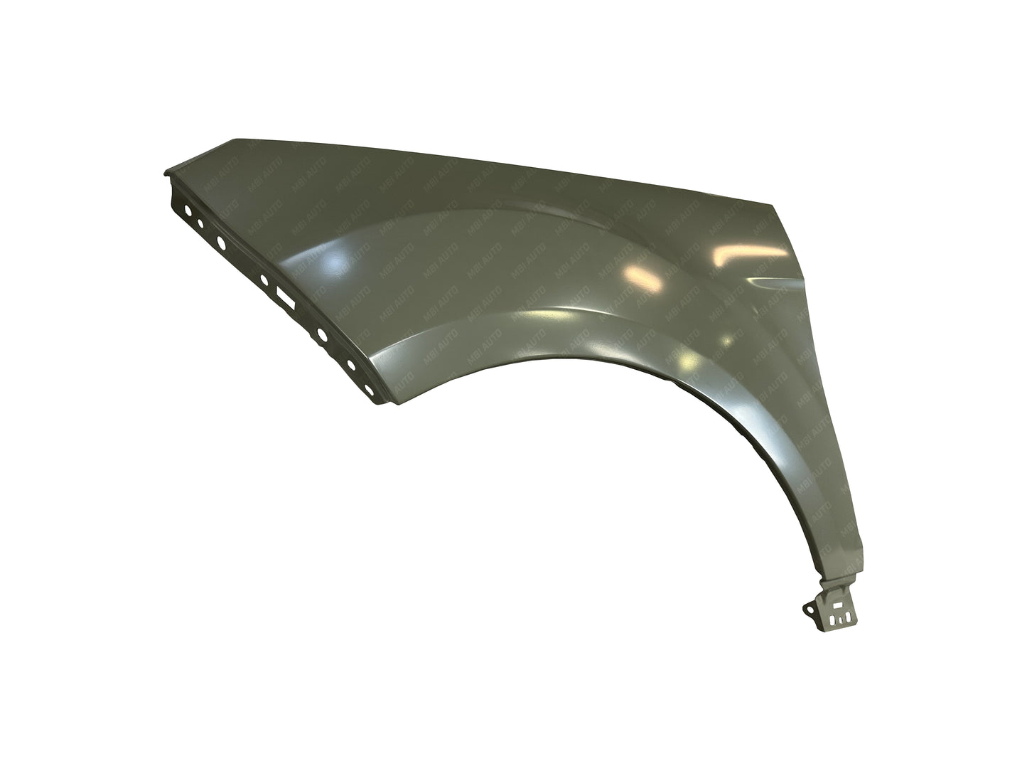 Factory-style painted left front fender for 2018–2022 Ford EcoSport