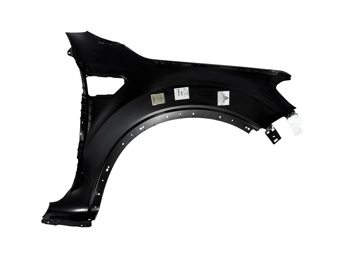 Ford Ranger painted left front fender shown from an angled view