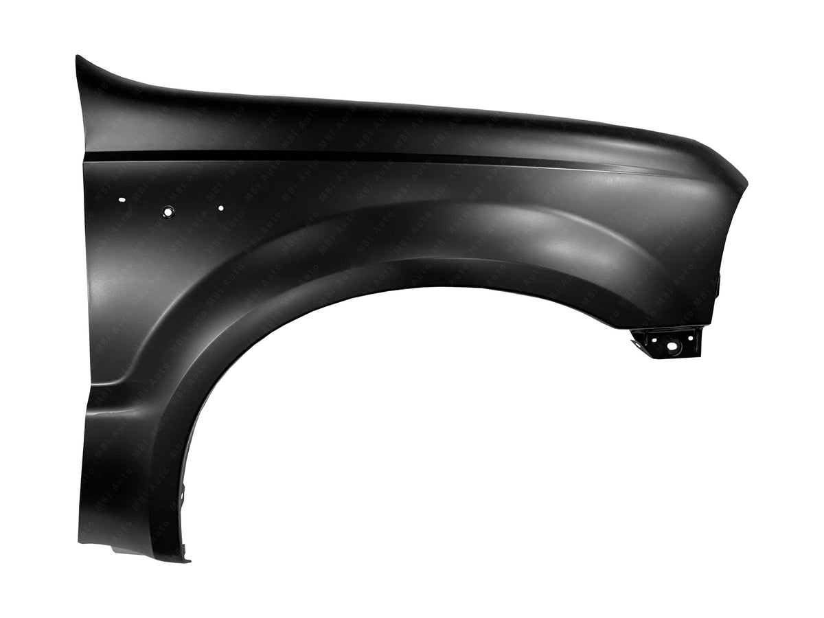 Painted Ford Super Duty passenger-side right front fender