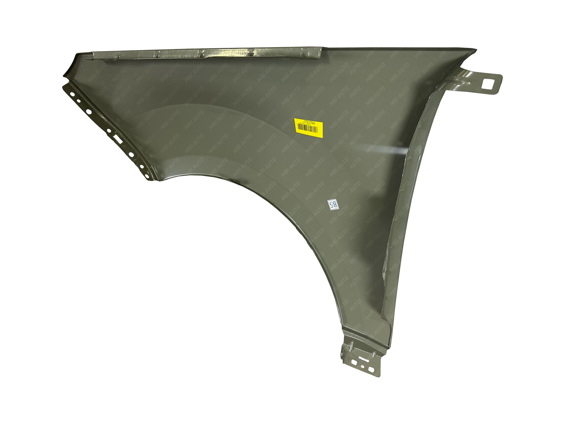 Brand-new painted Ford EcoSport passenger-side front fender ready for installation