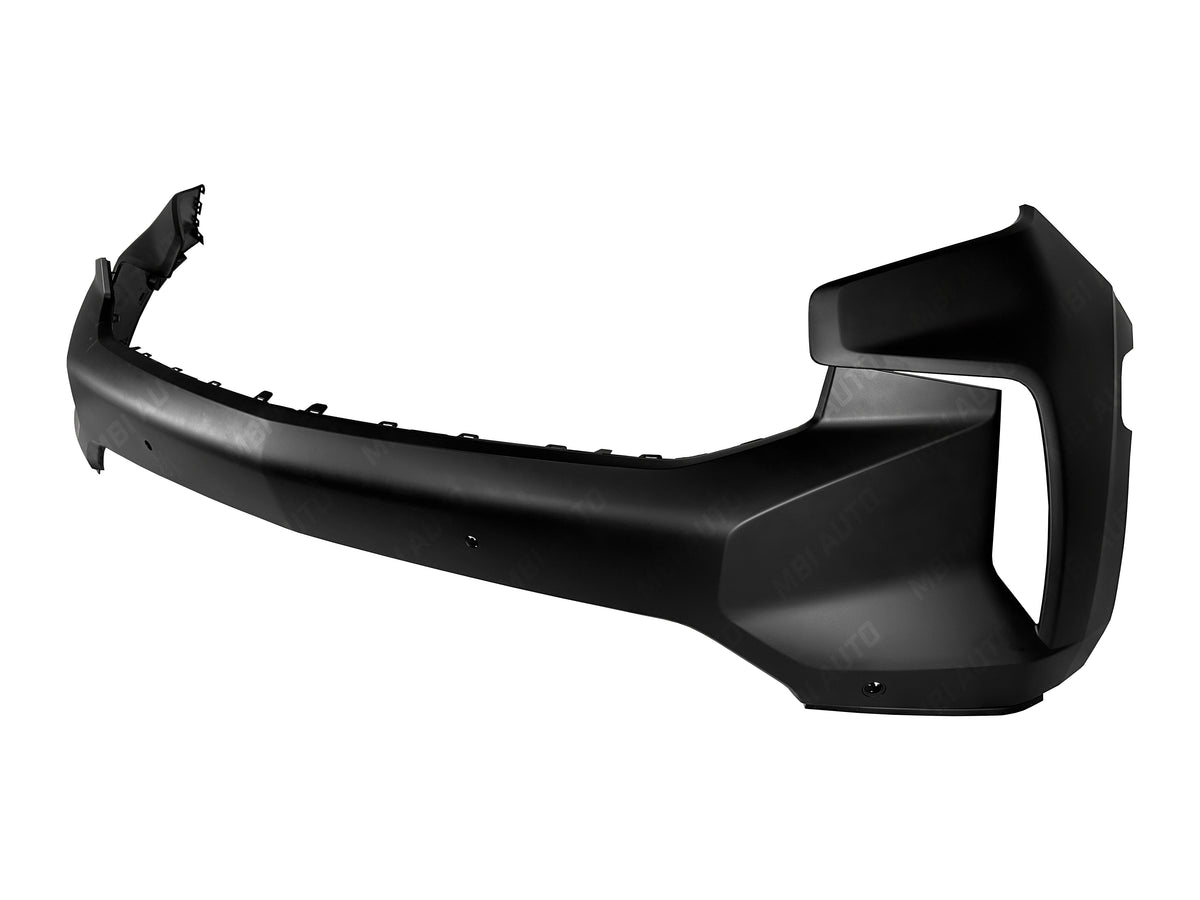 Chevrolet Suburban painted front bumper cover with park sensor holes