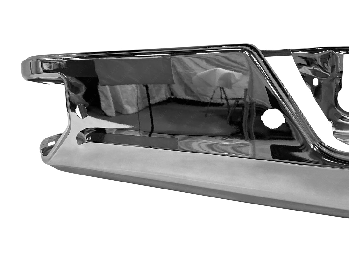 Chevrolet Silverado & GMC Sierra 2019 - 2025 Rear Chrome Bumper Shell 19 - 25 GM1102575 Bumper-King