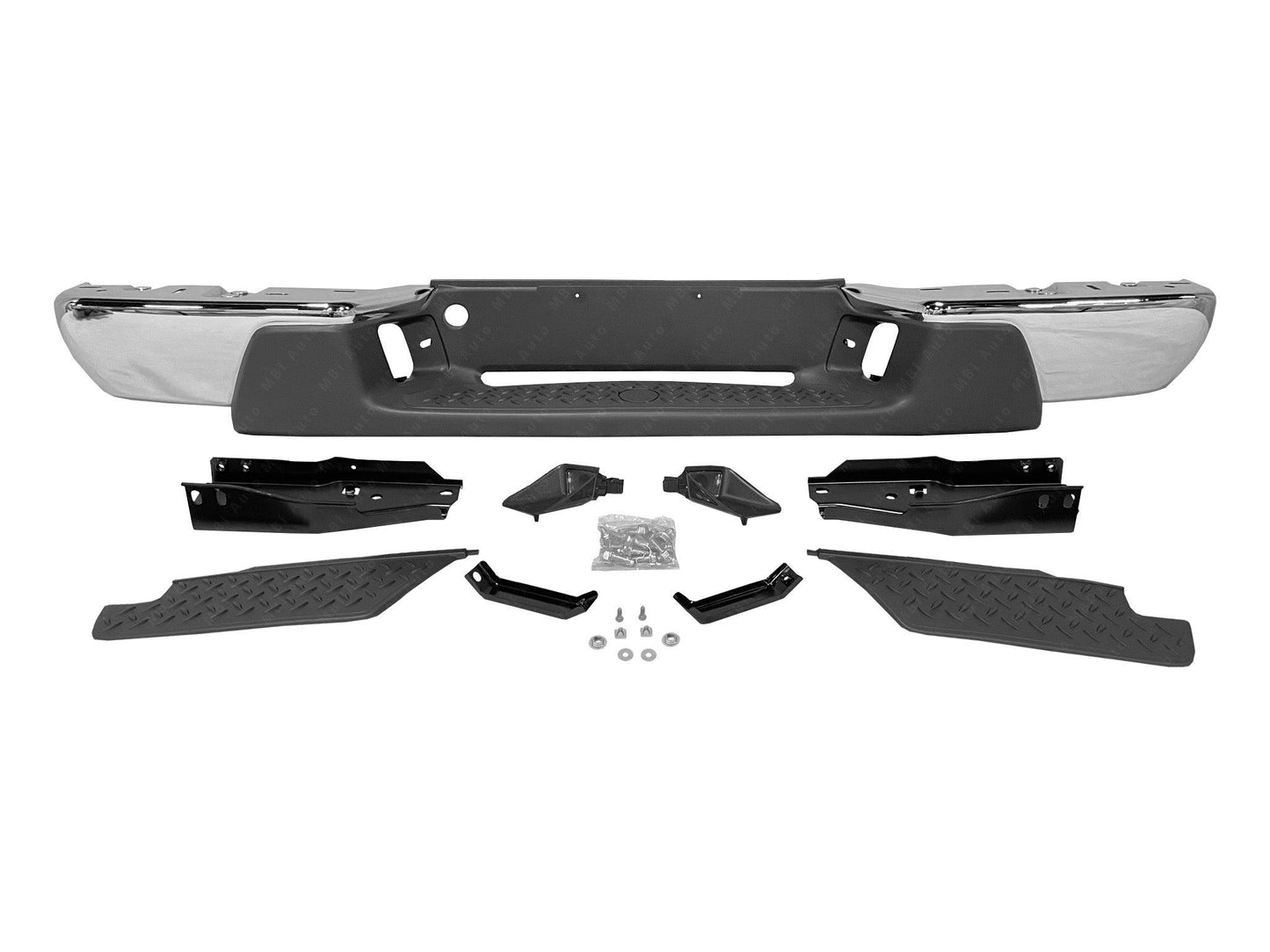 Chevrolet Colorado GMC Canyon 2004 - 2007 Rear Chrome Bumper Assembly 04 - 07 GM1103145 Bumper-King