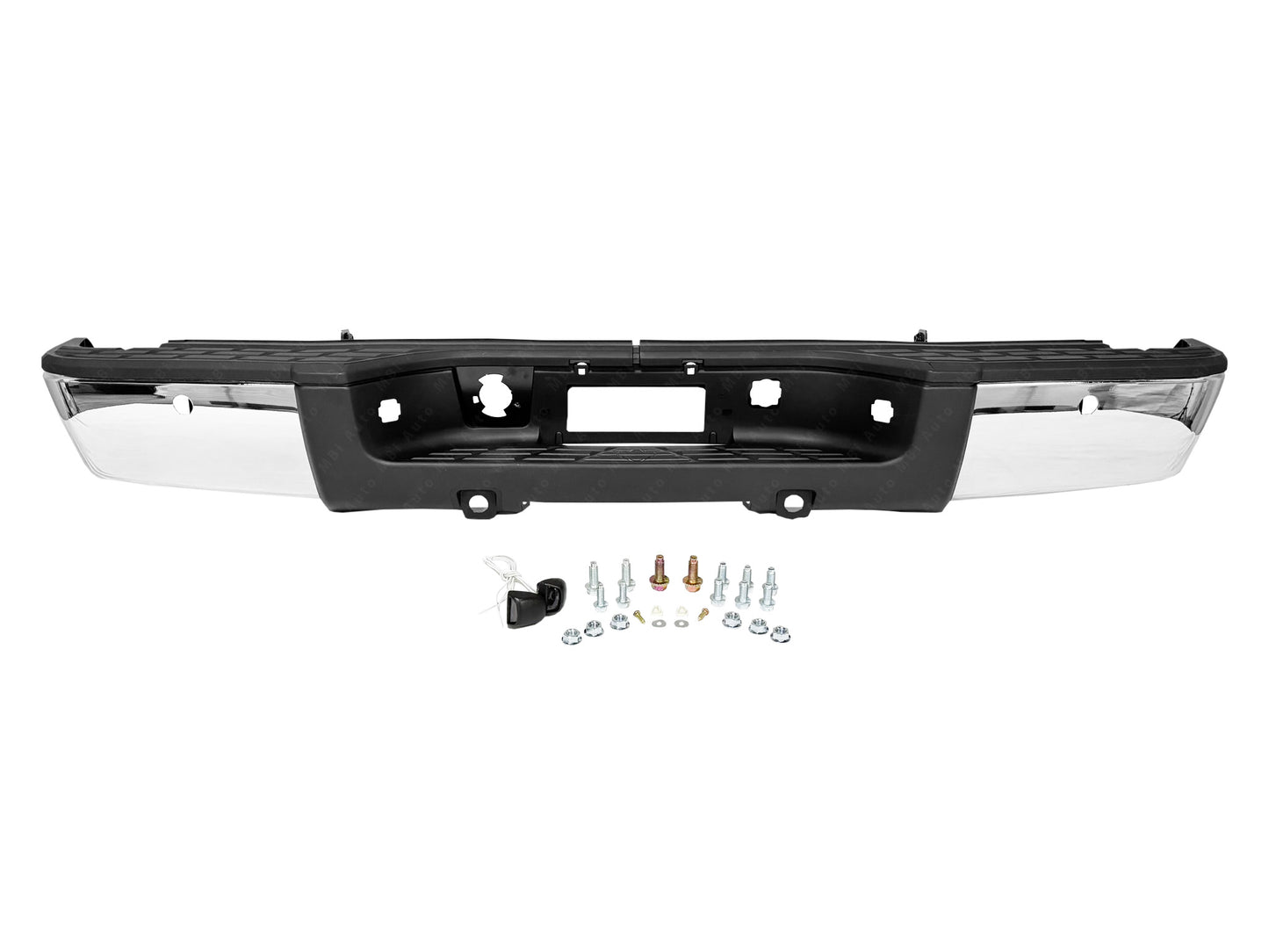 Chevrolet Silverado & GMC Sierra 2007 - 2013 Rear Chome Bumper Assembly 07 - 13 GM1103148 Bumper-King