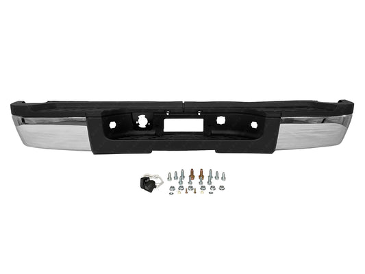 Chevrolet Silverado & GMC Sierra 2500 / 3500 2007 - 2010 Rear Chrome Bumper Assembly 07 - 10 GM1103150 Bumper-King