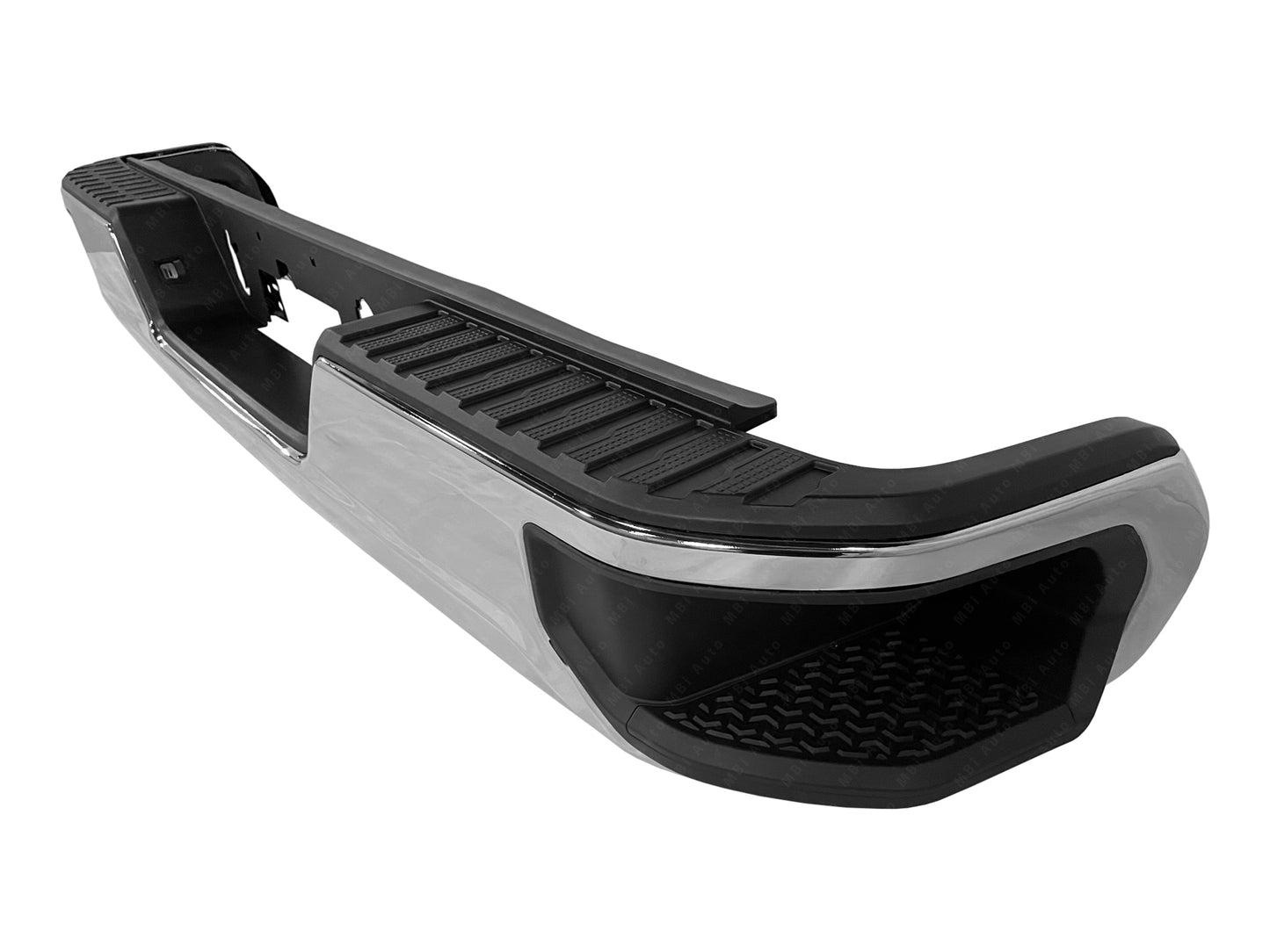 Chevrolet Silverado & GMC Sierra 2019 - 2023 Rear Chrome Bumper Assembly 19 - 23 GM1103214 Bumper-King