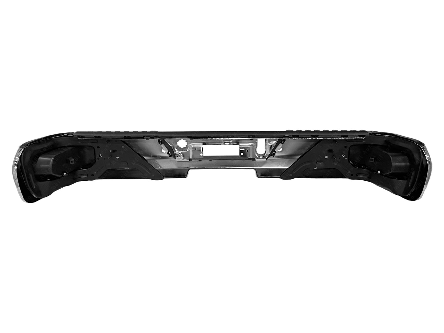 Chevrolet Silverado & GMC Sierra 2019 - 2024 Rear Chrome Bumper Assembly 19 - 24 GM1103216 Bumper-King