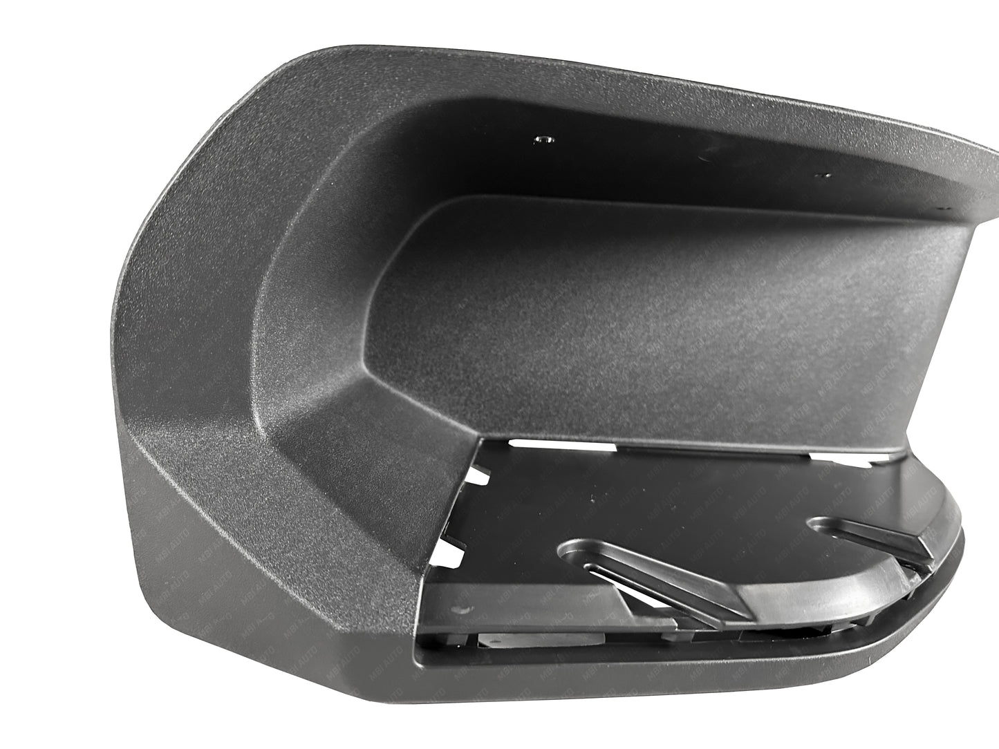 Chevrolet Silverado GMC Sierra 2019 - 2026 Rear Corner Driver Insert | Textured Black Finish Bumper-King