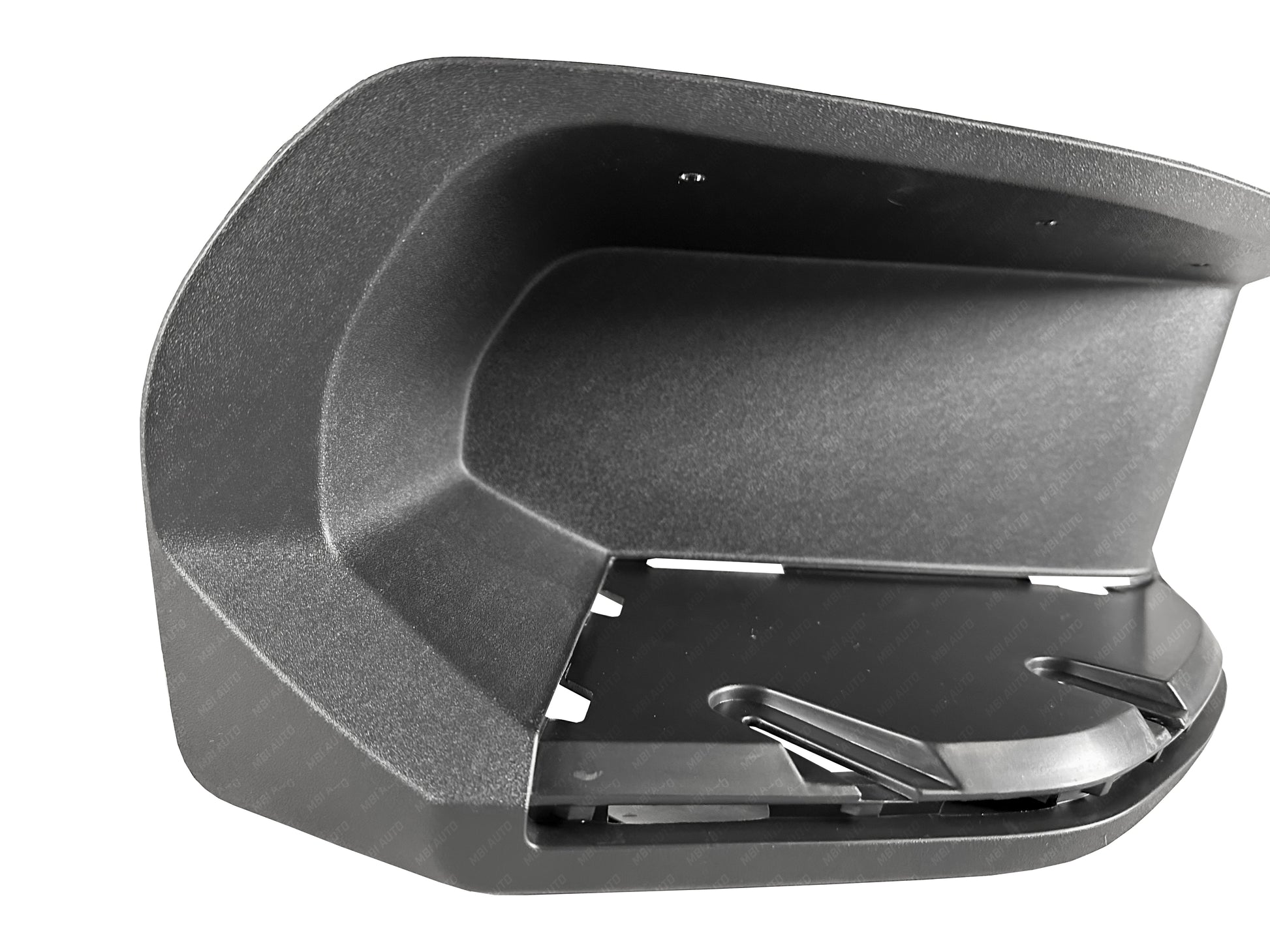 Chevrolet Silverado GMC Sierra 2019 - 2026 Rear Corner Driver Insert | Textured Black Finish Bumper-King