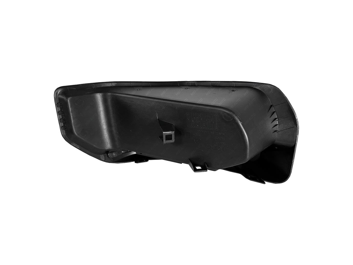 Chevrolet Silverado GMC Sierra 2019 - 2026 Rear Corner Driver Insert | Textured Black Finish Bumper-King