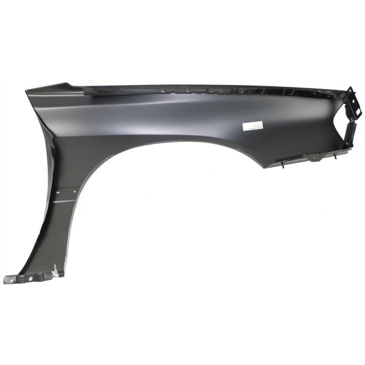 Chevrolet Impala painted left front fender shown from an angled view