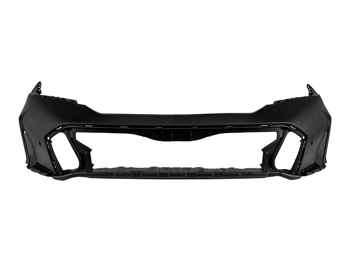 Painted Honda Civic Hybrid front bumper cover with park assist