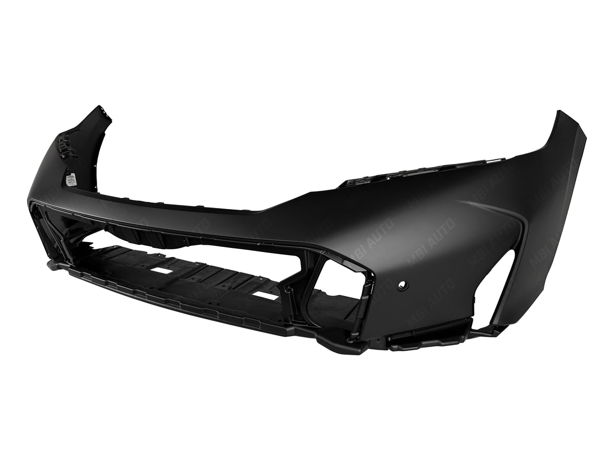 Honda Civic Hybrid painted front bumper replacement with sensor holes