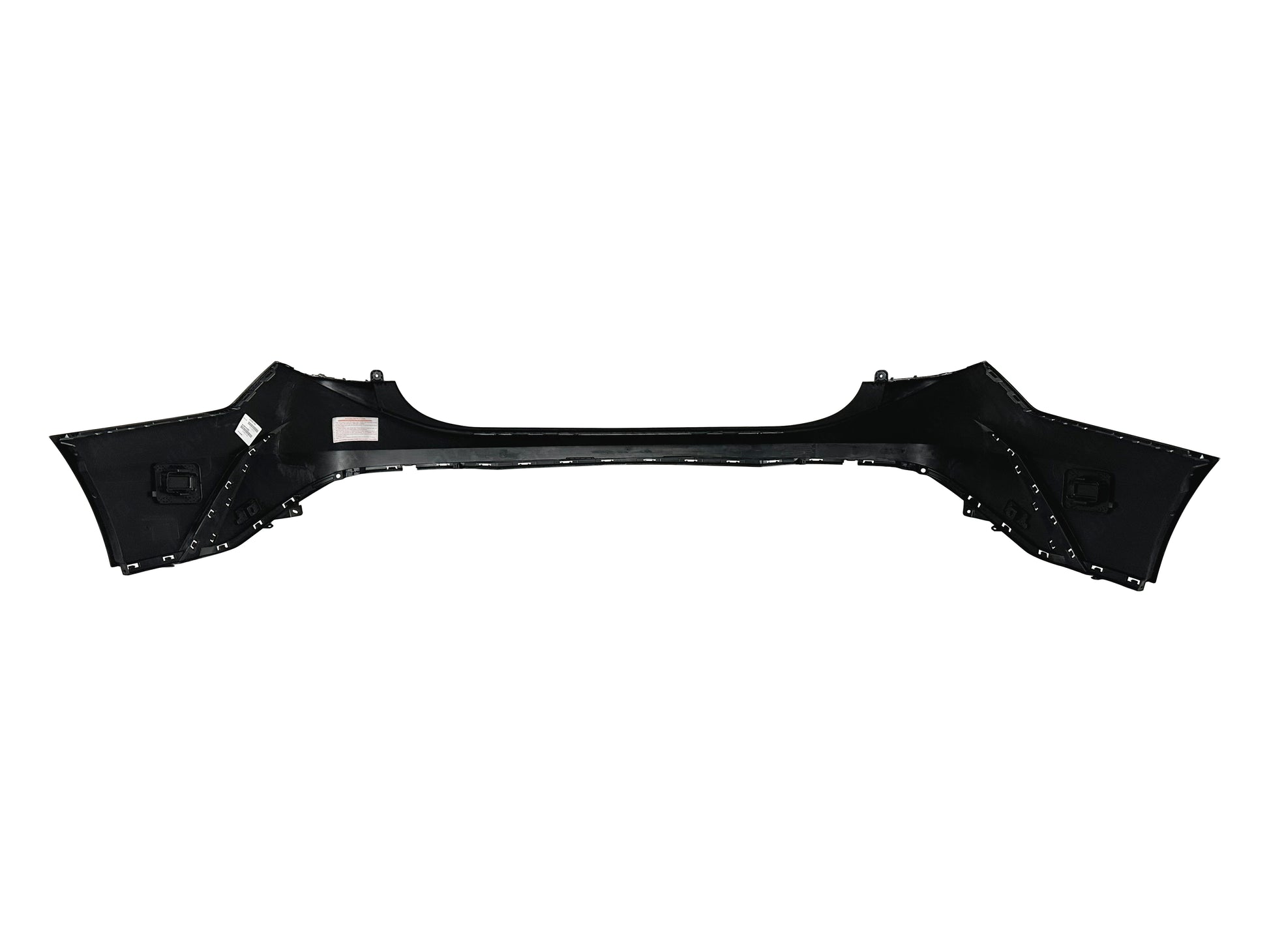 Hyundai Sonata painted rear upper bumper cover shown from an angled installation view